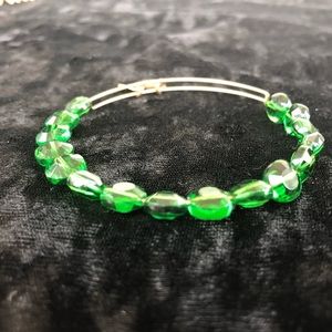 Alex and Ani Emerald Luxe Beaded Bracelet